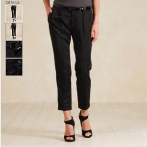 Sateen Tailored Slouch Trouser